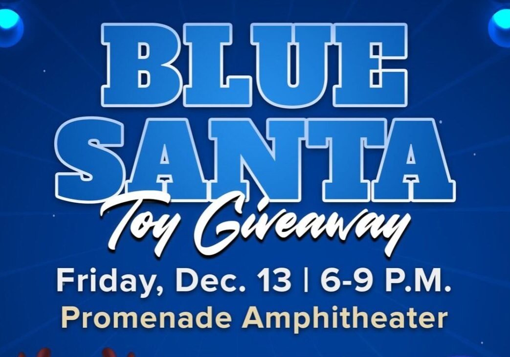 Blue Santa Flyer