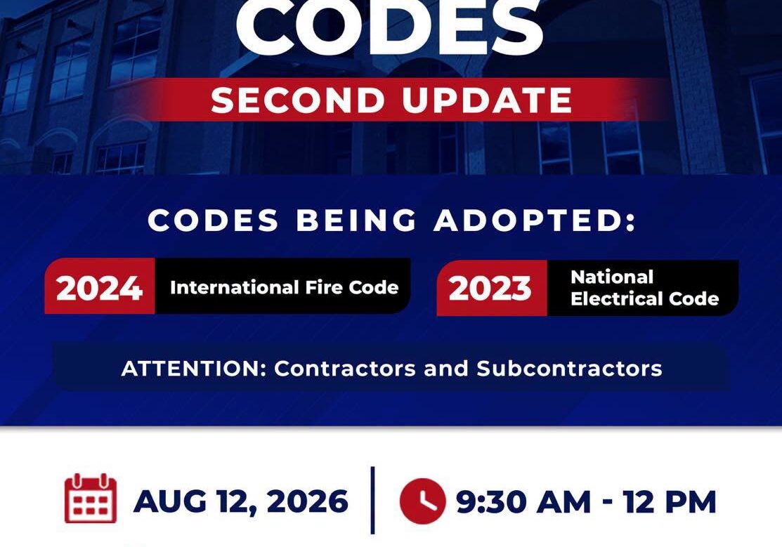City of Edinburg building codes update flyer