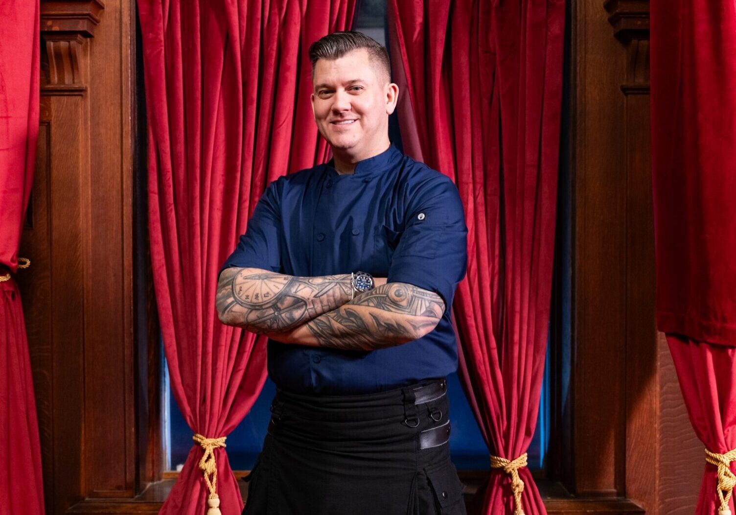 Chef Graham Campbell as seen on Last Bite Hotel, Season 1.