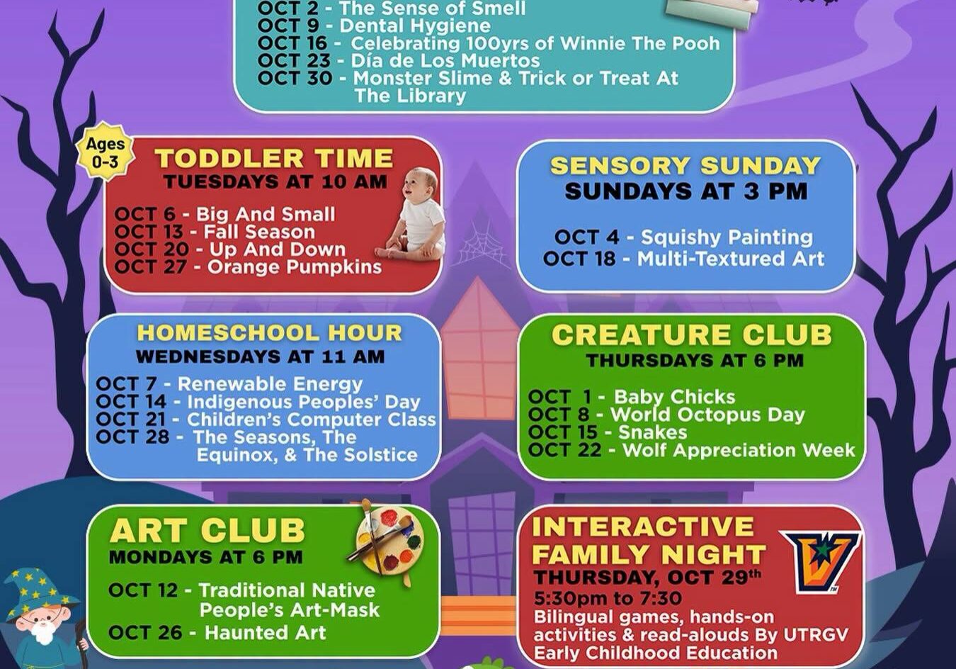Children's Programs Oct 2026