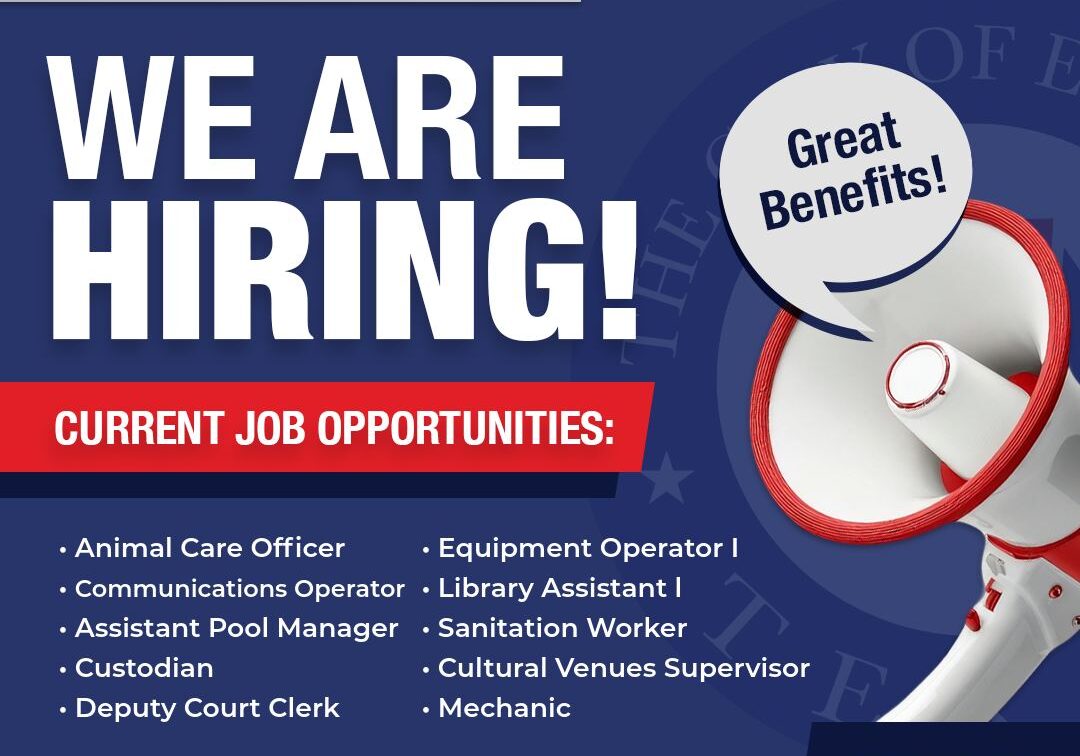 City of Edinburg: We are hiring