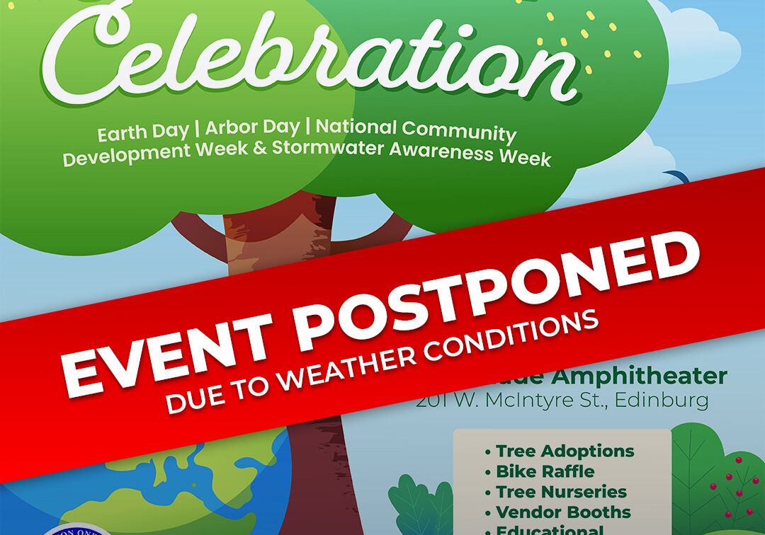 Edinburg Cool City Celebration poster — postponed
