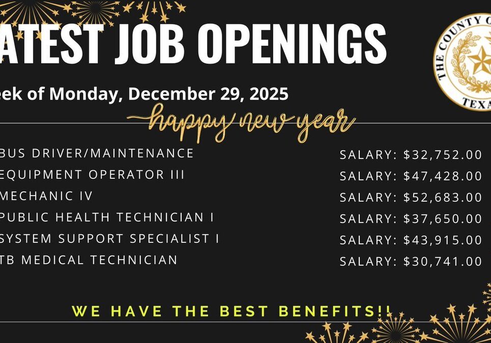 County Job openings