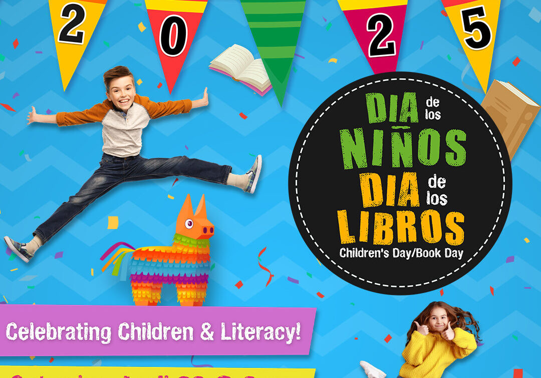 Colorful Children's Book Day event poster