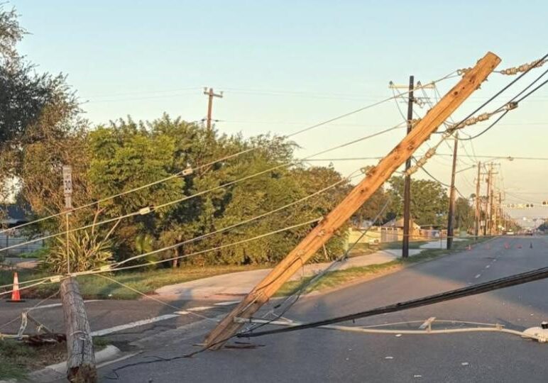 Downed poles