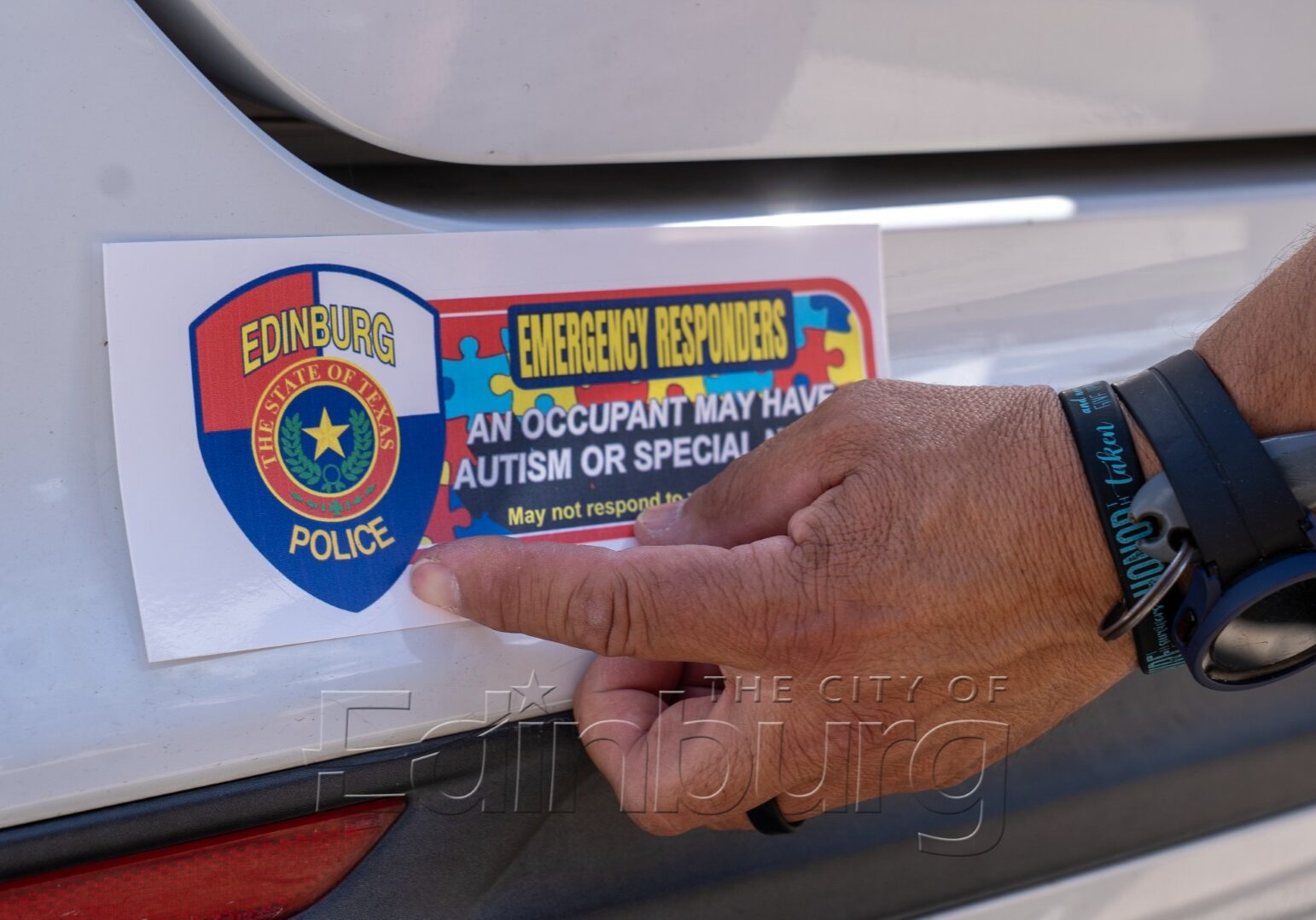 Emergency stickers