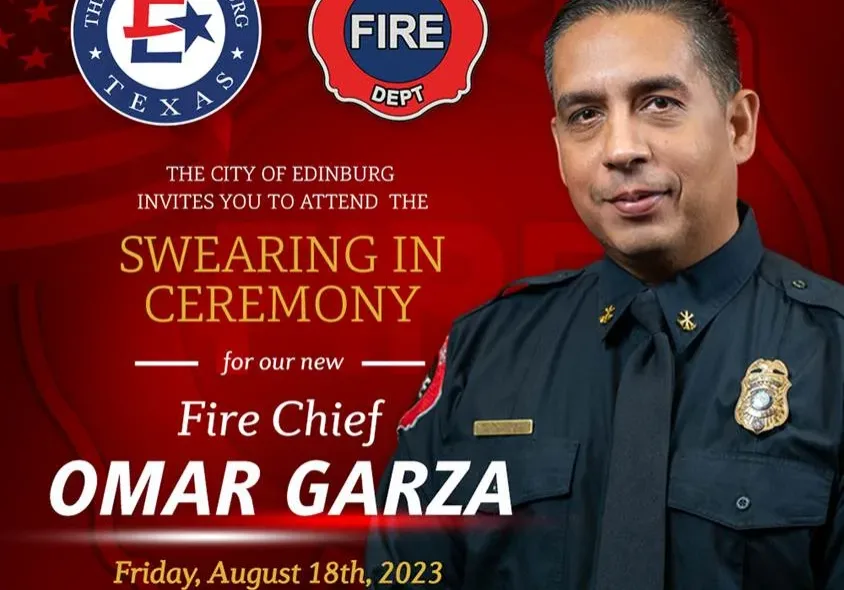 Fire Chief Swearing-In Invitation