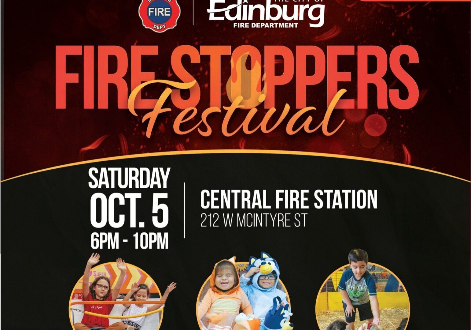 Fire Stoppers Festival Flyer