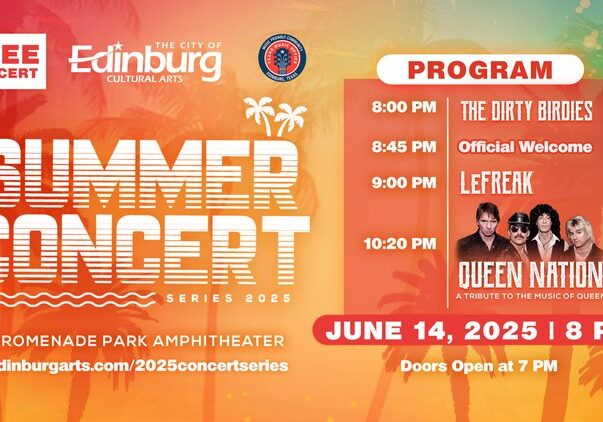 Edinburg Summer Concert poster, June 14, 2025