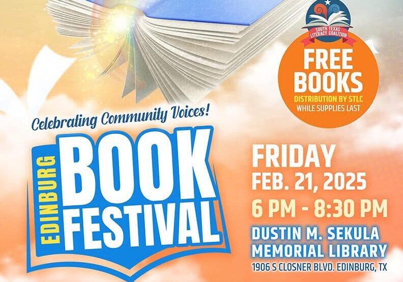 Edinburg Book Festival poster with free books
