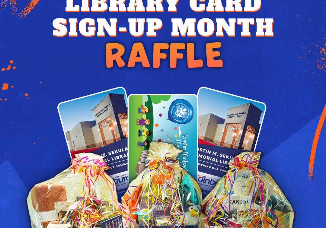 Library card raffle