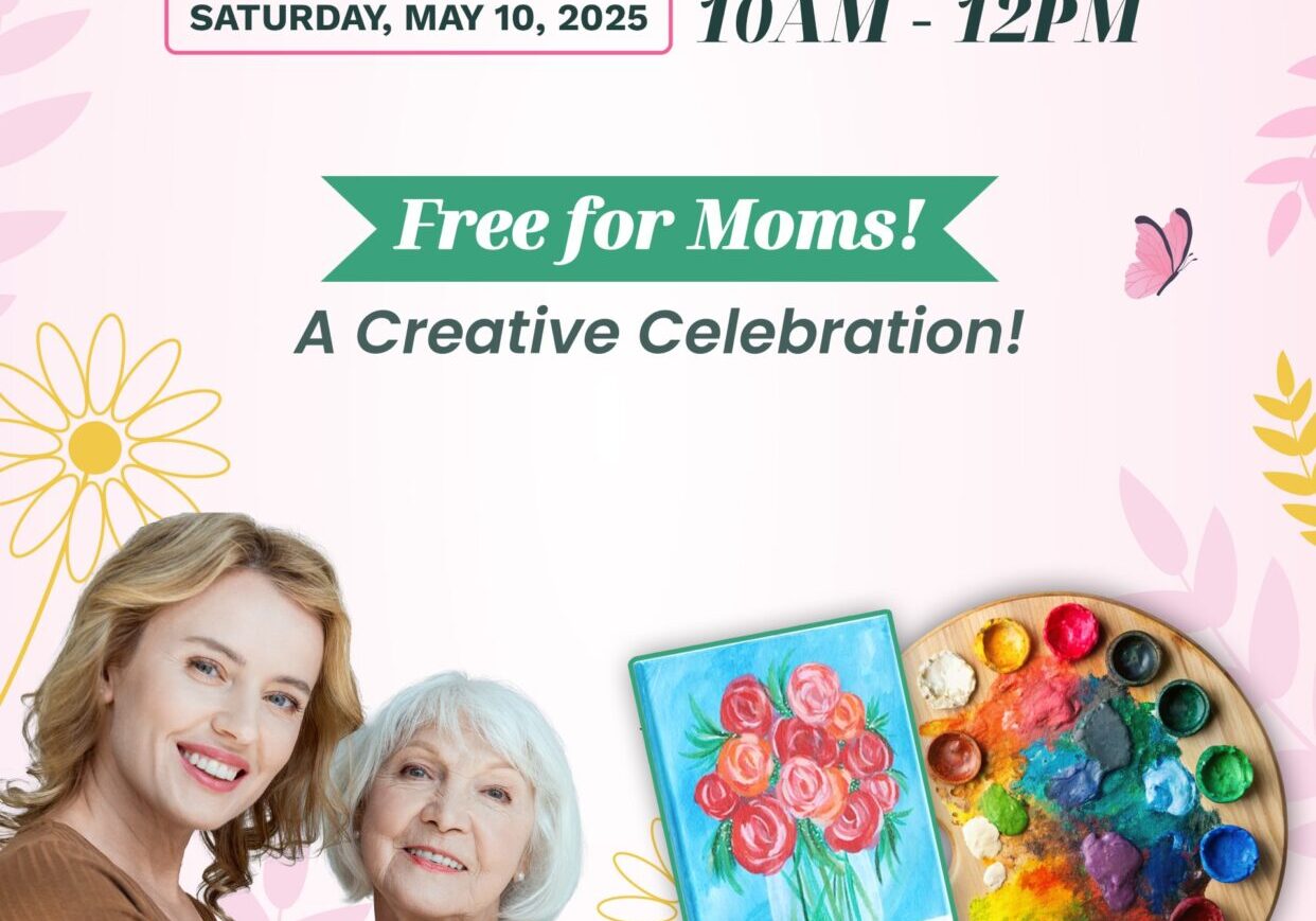 Mother's Day brunch and canvas creations