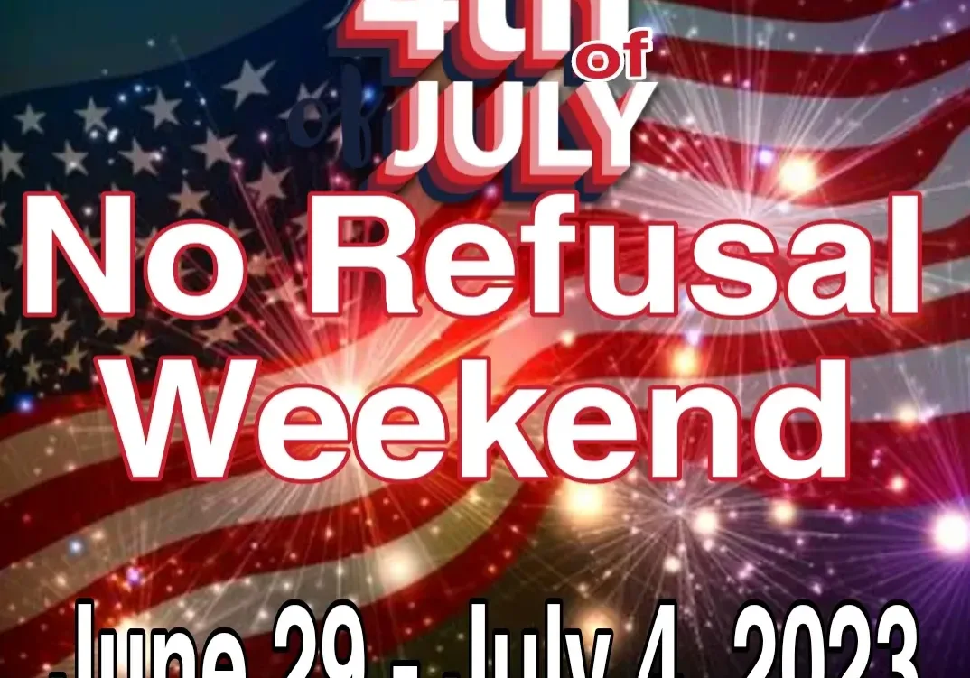 No Refusal Weekend - flyer