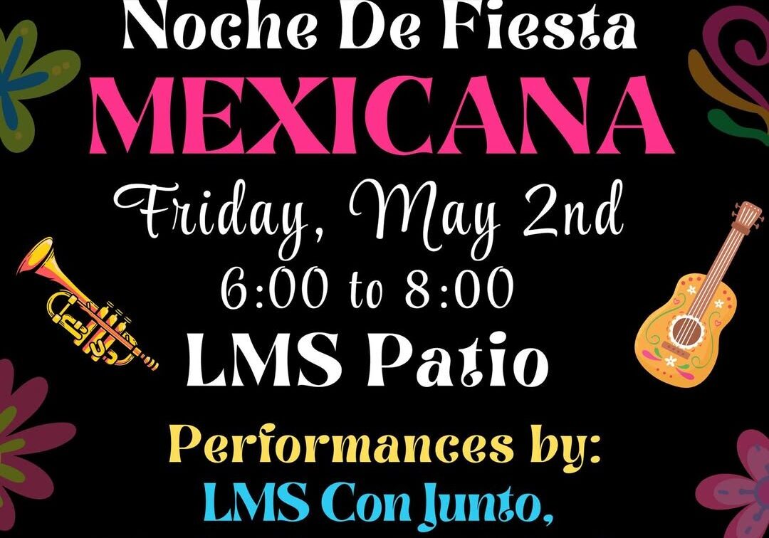 Middle school Mexican celebration poster