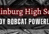 Edinburg High School Lady Bobcat powerlifting banner