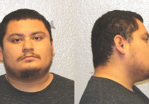 Man front and side profile photos