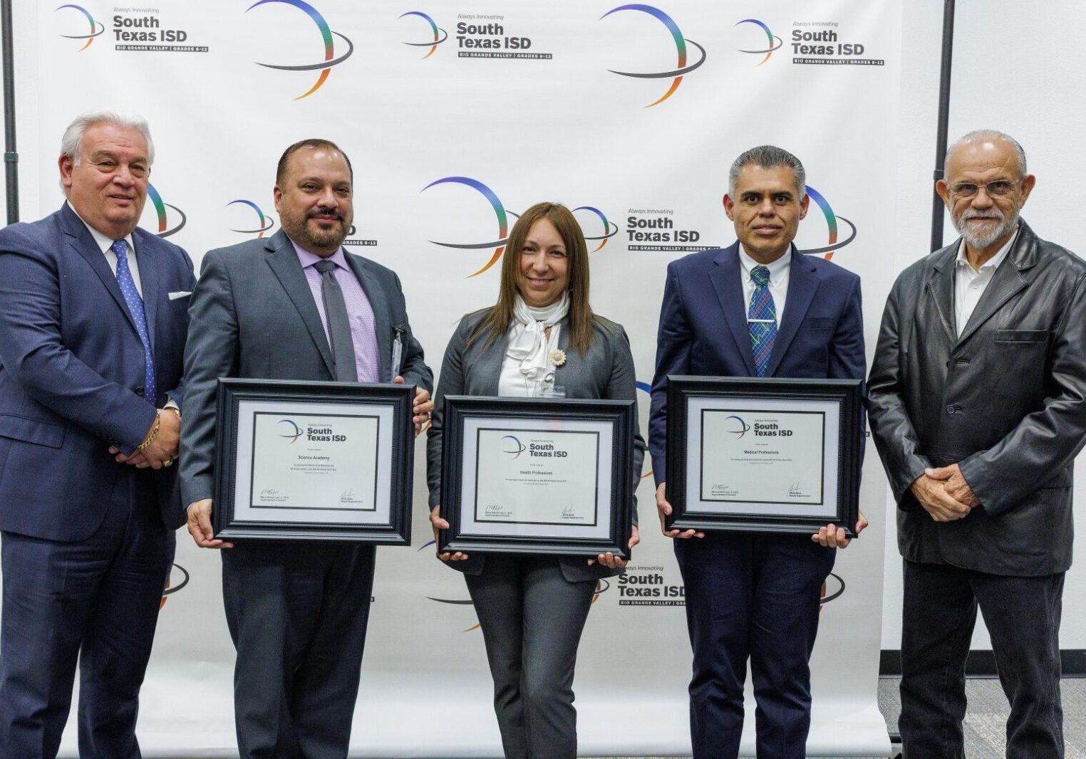 Five people with awards in South Texas ISD