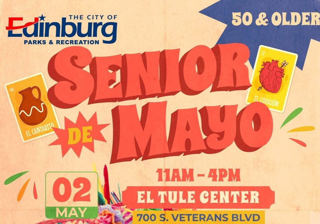 Senior de Mayo event poster, Edinburg