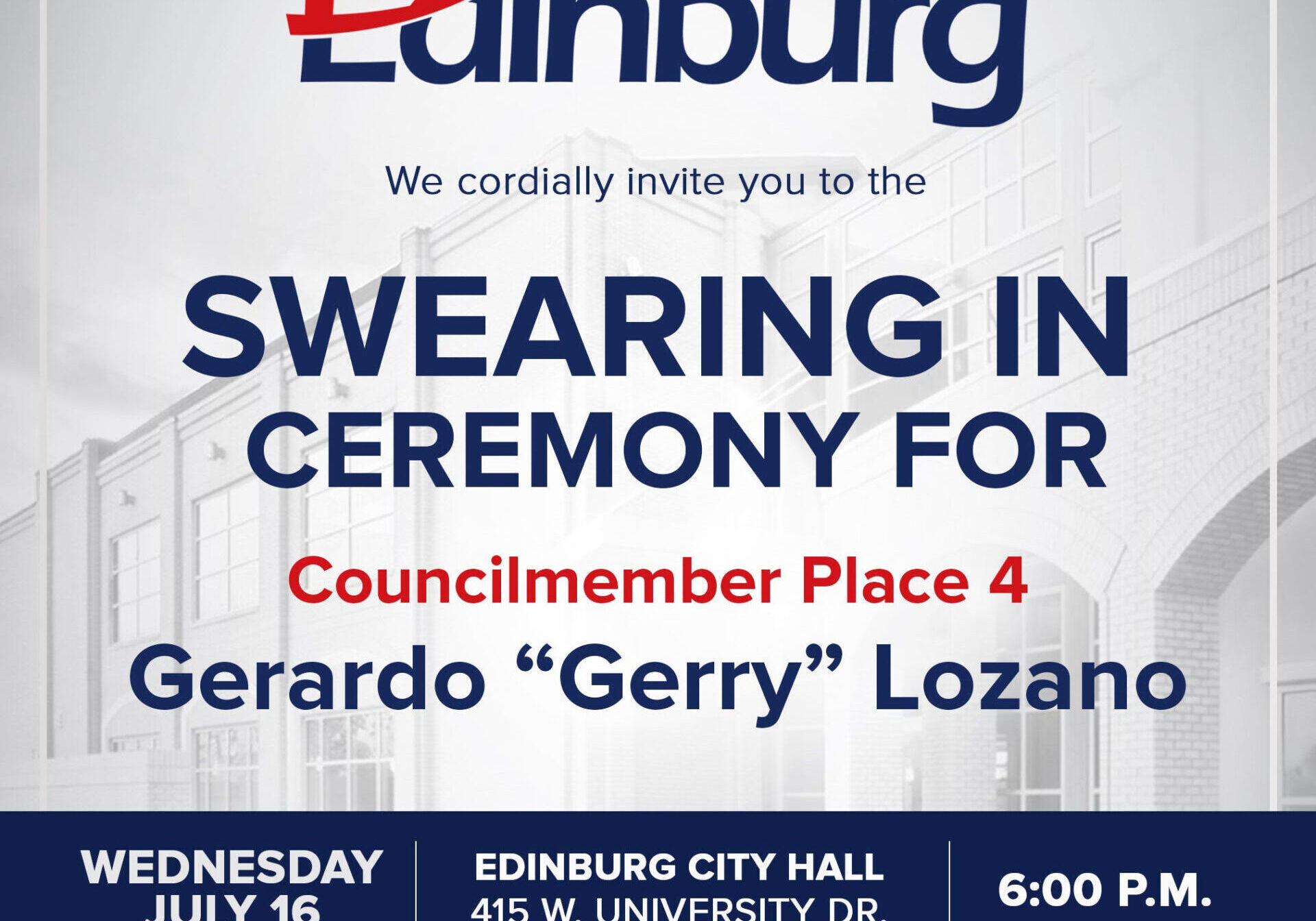 Swearing In Ceremony
