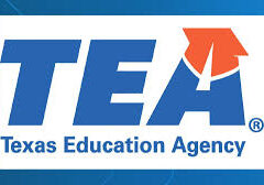 Texas Education Agency logo with graduation cap