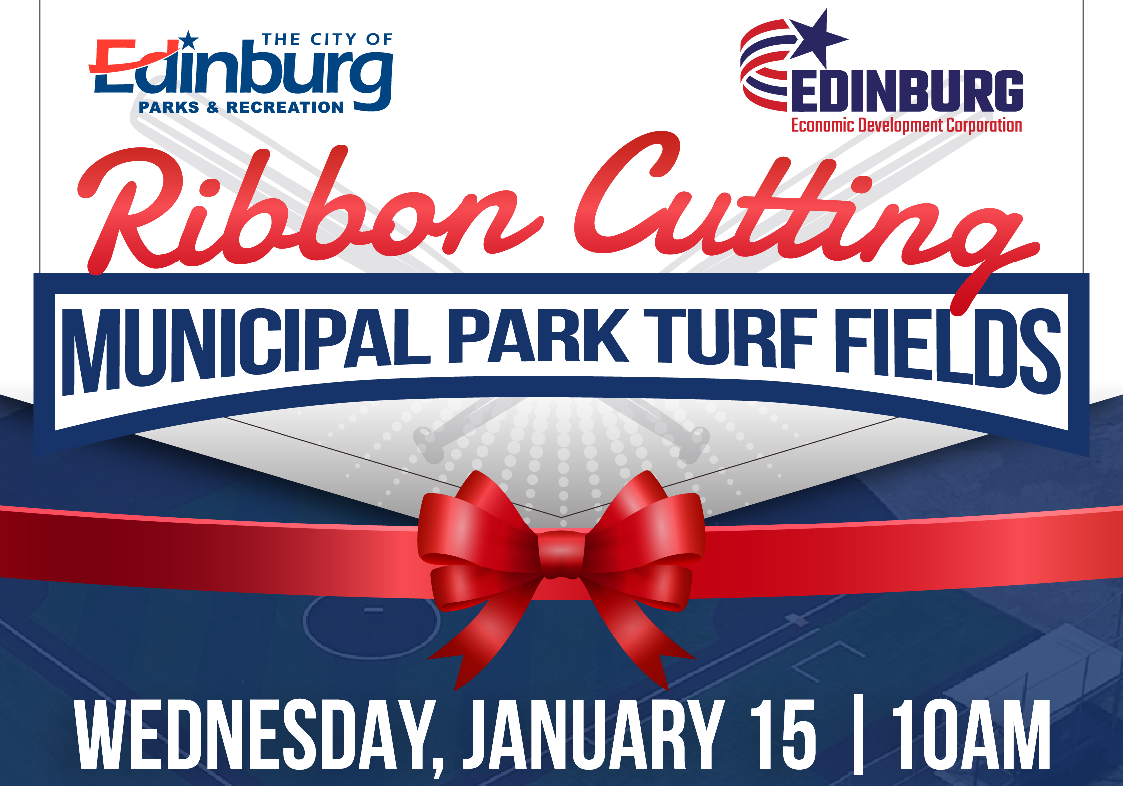 Turf Fields Ribbon Cutting Flyer