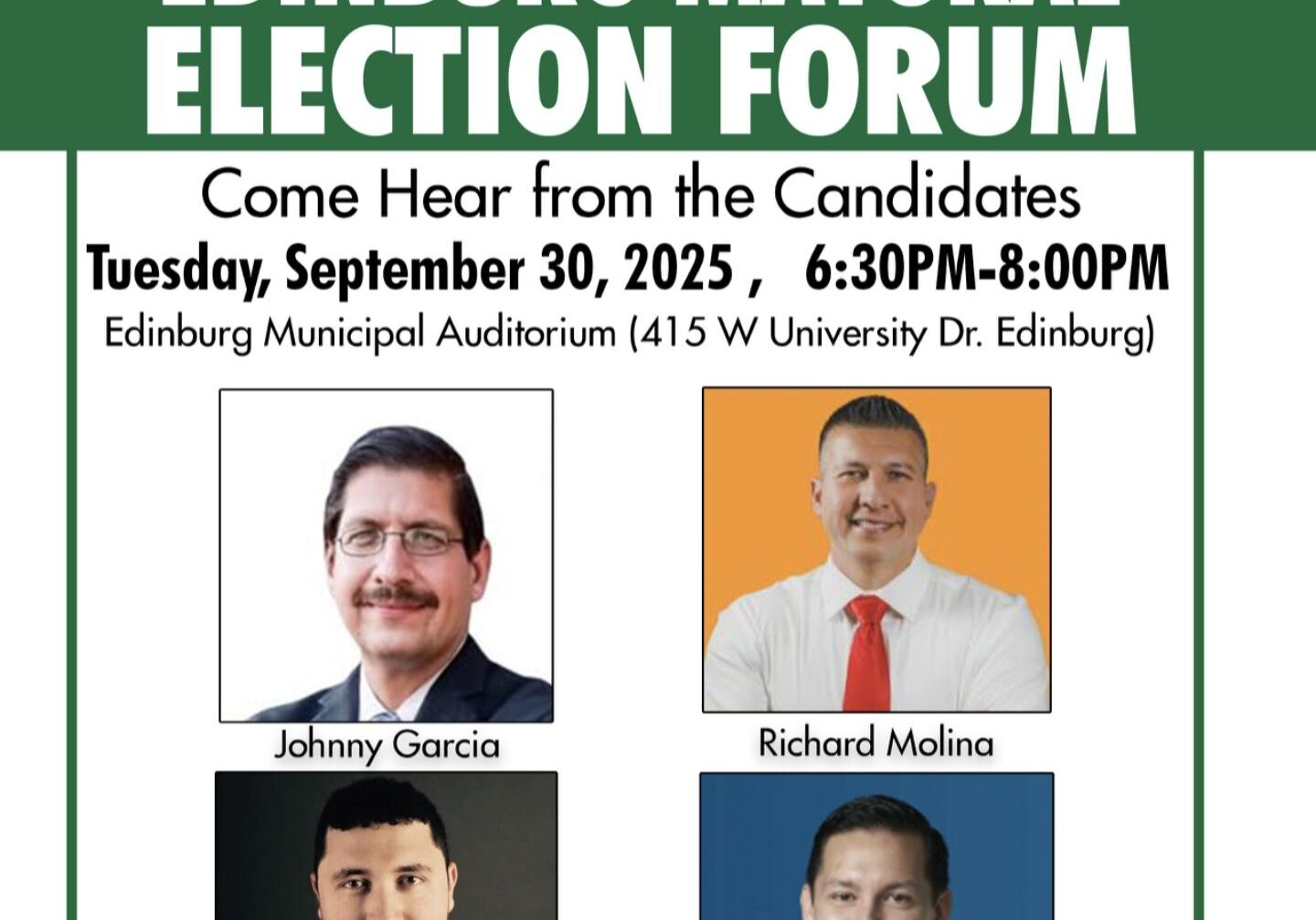 Tuturo RGV Mayoral Debate