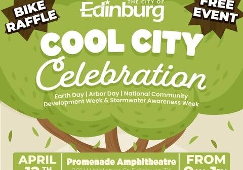 Edinburg Cool City Celebration Earth Day poster